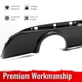 thumbnail image 4 of Ikon Motorsports Rear Bumper Lip Fits 2015-2023 Chrysler 300 Round Tip, C Style Carbon Fiber Print PP Rear Lower Spoiler Air Dam Chin Valance Splitter, 4 of 9