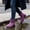 Purple, variant on FRSASU Women's Rain Boots Ankle Rainboot Anti Slipping Waterproof Casual Garden Outdoor Kitchen Hiking Camping Boots Purple