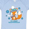 thumbnail image 4 of Inktastic My First Hanukkah with Fox and Snowflakes Boys or Girls Baby Bodysuit, 4 of 5