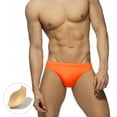 thumbnail image 2 of Pzocapte Mens Bathing SuIt with Liner Swim Trunks Men Mens Swimwear Trunks Male Summer Cool Sports Solid Color FIt Beach Shorts Triangle Fashion Sexy Swimming Trunks, 2 of 6