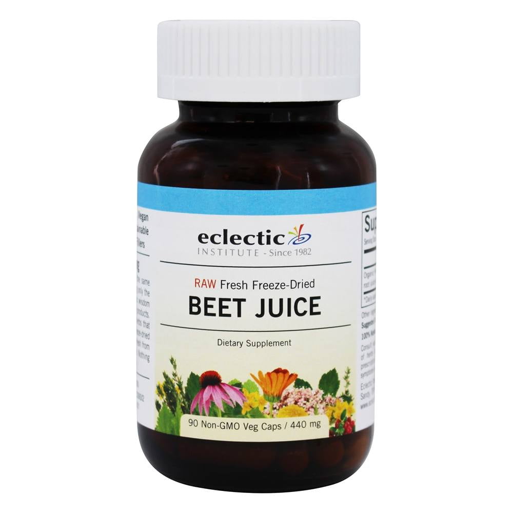 Eclectic Institute Beet Juice Fresh FreezeDried 440 mg. 90
