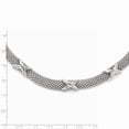 thumbnail image 2 of Sterling Silver Polished Mesh Necklace - 30.0 Grams - 18 Inch, 2 of 2
