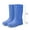 Blue, variant on Rain Boots Women Women's Mid Calf Rain Boot Waterproof Garden Shoes Fashion Rubber Boot Anti-Slipping Rainboots Blue 7(39)