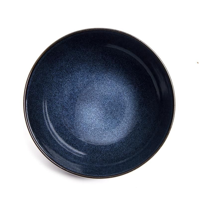 Thyme & Table Grès Rond Atlantic Grand Bol, Bleu