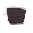thumbnail image 3 of Square Patio Table Cover 18 Oz Waterproof - 100% Weather Resistant Outdoor Square Table Cover with Air Pocket and Drawstrap for Snug Fit (Coffee, 29" H x 46" W x 46" D), 3 of 7