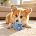 thumbnail image 2 of AuroraX Dog Toys for Small Dogs Balls Soft Dog Toy for Fetch Durable Colorful Interactive Squeaky Dog Toys for Outdoor Play Blue National Dog Day International Cat Day, 2 of 7