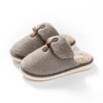thumbnail image 3 of Zapatillas de algodón de alta calidad para mujeres en otoño e invierno, nuevas parejas de estilo, zapatillas de felpa para hombres de interior simples y de moda para uso doméstico, 3 of 5