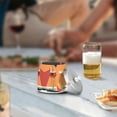 thumbnail image 5 of Yayeee Ashtray with Lid for Cigarette Smokeless Stainless Steel Home Ash Holder, Orange Glasses, 5 of 7
