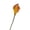 A003- Orange, variant on Calla Lily Artificial Flowers | Real Touch Artificial Flowers Purple Home Decor Floral Decorations for Home, 14 Inch Long Hobby