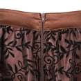 thumbnail image 4 of Women Gothic Skirt Fluffy Pleated Layered Tutu Skirts Brown L, 4 of 4