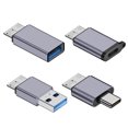 thumbnail image 1 of Adaptador USB tipo C a Micro B Wdftyju carga rápida HDD SSD para Macbook Pro 4 Uds, 1 of 9