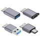 thumbnail image 1 of Adaptador USB-a/tipo-c a Micro B WDOplteas 4 piezas 7 5 W carga rápida para HDD SSD, 1 of 9