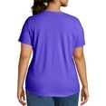 thumbnail image 2 of JMS by Hanes Women's Plus Size Short Sleeve V-Neck Tee, 2 of 5