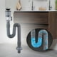thumbnail image 2 of Grifo de desagüe para baño, tubo de desagüe y tapón de desagüe, piezas de repuesto extensibles y ampliables 2 en 1 para casa, 2 of 9