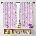 thumbnail image 5 of Blackout Kids Curtains,Pink Unicorn Space Pattern Childrens Insulated Curtains Set Of 2,Bedroom Essentials,Toddler Room Decor 42"x54", 5 of 5