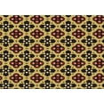 thumbnail image 1 of Ahgly Tapis Rectangulaire Lavable en Machine Intérieur Transitionnel Jaune, 6 Pieds x 9 Pieds, 1 of 7