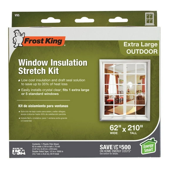 Frost King V95H, 62-Inch by 210-Inch, Clear