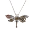 thumbnail image 1 of Colgante con forma de de mariposa, collar multiengranaje, cadenas dobles Los 7x4.5cm, 1 of 8