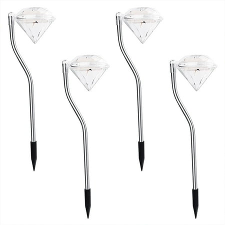 

Back to School Savings! Feltree Outdoor Solar Diamond Shape LED Wall Garden Fence 4PC