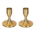 thumbnail image 2 of Candelabros de Metal de 2 uds., candelabro elegante de adorno Retro de hierro para sala de estar, decoración para fiestas y bodas, 2 of 7
