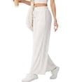 thumbnail image 5 of Cueply Wide Leg Sweatpants Women Casual Baggy Heavyweight Lounge Sweat Pants Winter Joggers with Pockets, 5 of 8