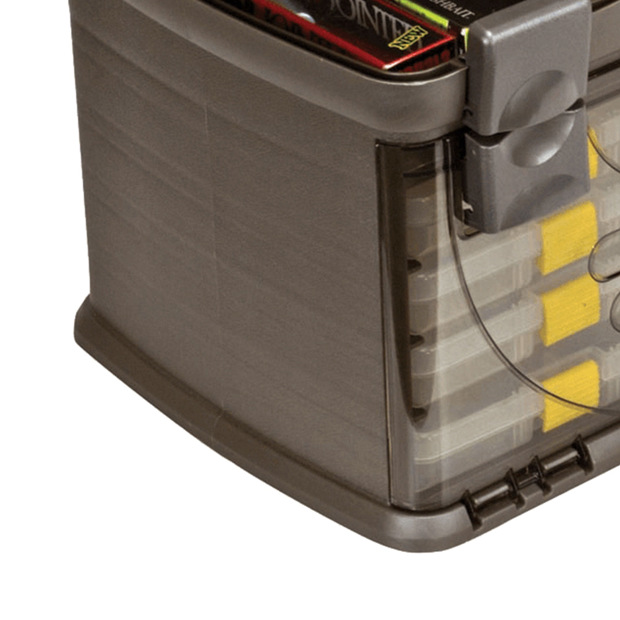 Plano Fishing Guide Series Five Utility Pro System Tackle Box, Graphite /  Sandstone