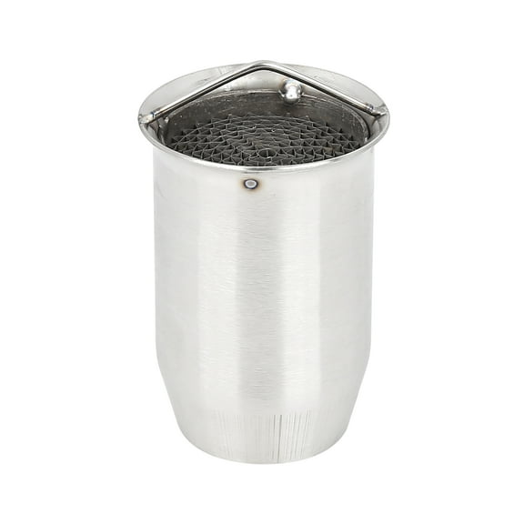 50mm Universal Motorcycle Exhaust Pipe Baffle Muffler Baffle Noise Eliminator Silver Tone