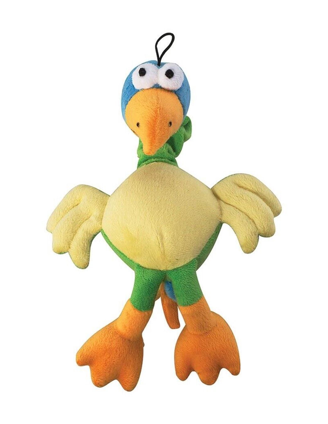 One Dog Toy 14 Inch Chirpies Singing Bird Plush Bungee Neck Tugs Sets Available (1 Toy - Sellers Choice)