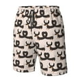thumbnail image 5 of Naloa Cute Puppy Men's Beach Shorts, Surfing shorts, Swim trunks, Quick Dry Swim Trunks for Surfing Beach Fun - Medium, 5 of 9