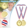 thumbnail image 3 of Medallas de Tenis de Mesa Doradas Uxcell de 2.6", 3 Pcs Medallas de Premio de Tenis de Mesa, 3 of 6
