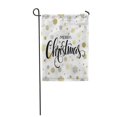 thumbnail image 1 of NUDECOR Red Text Merry Christmas Gold Lettering Pattern Xmas Happy Garden Flag Decorative Flag House Banner 28x40 inch, 1 of 1