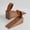 2pcs Black Walnut, variant on Set of Two Solid Wood Door Stoppers with Enhanced Design to Prevent Slamming, Adjustable Over-the-Door Wood Bumper Featuring Bottom Non-Slip Pads for Bedroom and Home Use