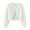 Blanc, variante sur Zwiiyzr Cardigan Mince à Manches Longues pour Bébé Fille et Tout-Petit, Cardigan Boléro Boutonné Tricoté Uni pour Enfants, Chandail 18 Mois-6 Ans Rose