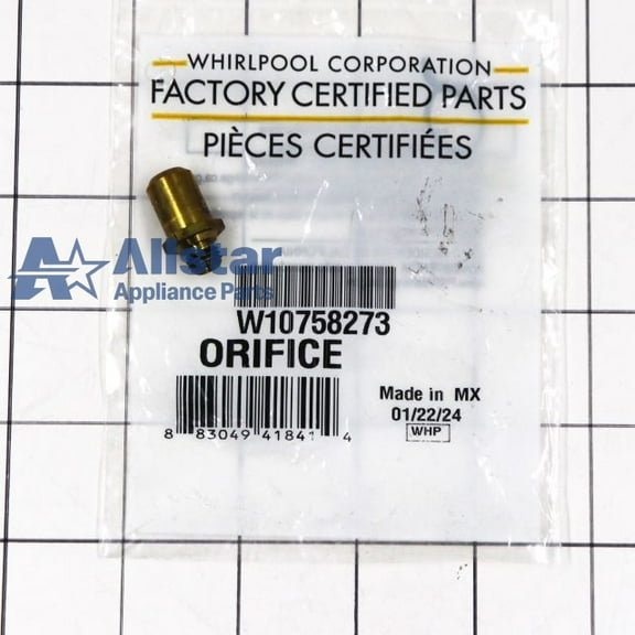 Whirlpool Range/Stove/Oven Broil Orifice W10758273