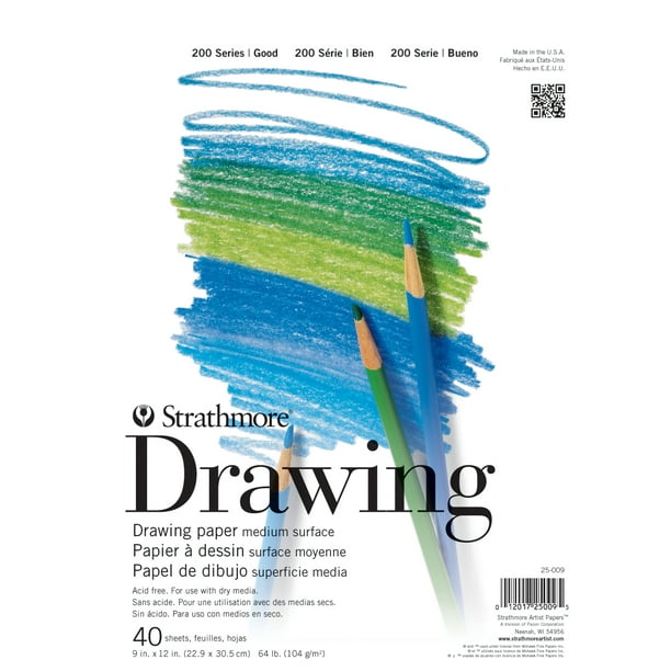 Strathmore 9" x 12" Tape Bound Drawing Pad