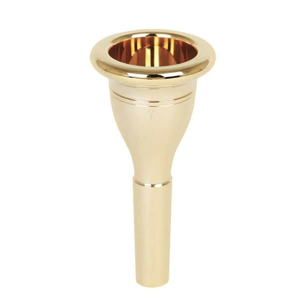 Boquilla para tuba Abanopi Accesorios para instrumentos de latón sólido y duradero color plata