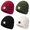 Black, White, Green, Red, variant on 4 Pack Beanie Hats for Men Women, Unisex Knitted Hat with Smile Face, Soft Warm Winter Thick Cuffed Knit Hat for Gifts