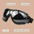 thumbnail image 3 of Dog Sunglasses, PVC Dog Goggles Wind Proof  for Sports Silver,Transparent,Grey,Red, 3 of 7