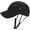 Black, variant on Summer Surf-Baseball-Cap-UV-Protection Cycling Cap with Chin-Straps for Women Men