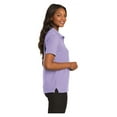thumbnail image 3 of Port Authority Women's Short Sleeve Silk Touch Classic Polo Shirt Bright Lavender Large, 3 of 4