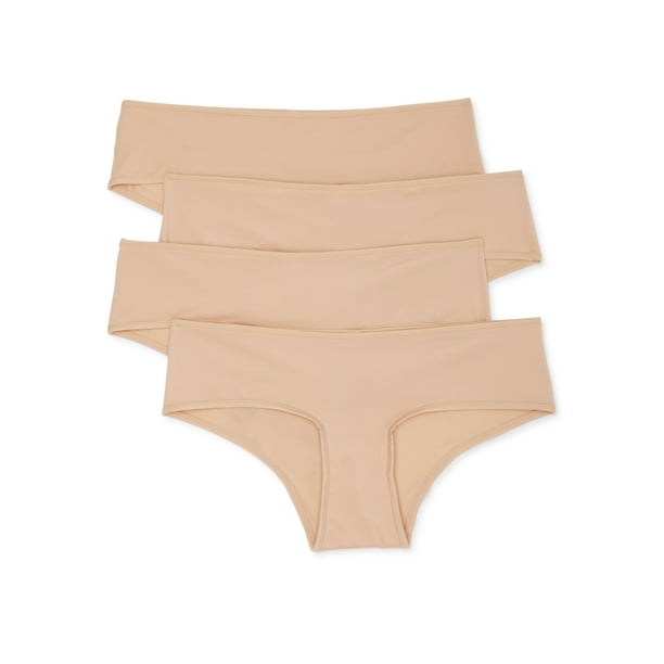 Women's Classic Microfiber Hipster Panties, 4Pack