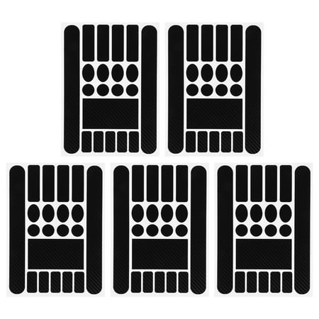 

5 Sets Bicycles Scratch Proof Stickers Bike Chain Frame Protective Stickers
