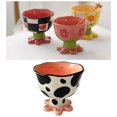 thumbnail image 4 of Taza pintada a mano Cerámica Irregular Drinkware Decoración Juego de tazas Flor Tablero de ajedrez Tulipán Taza de cerámica Soporte para pasteles Taza , vaca Baoblaze Tazas de café de cerámica, 4 of 8