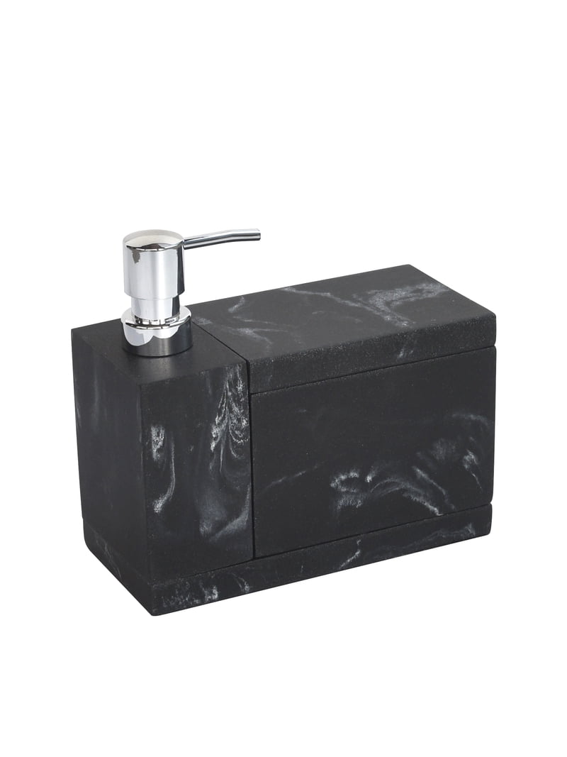 Better Homes & Gardens Black Faux Marble Finish 4 Piece Vanity