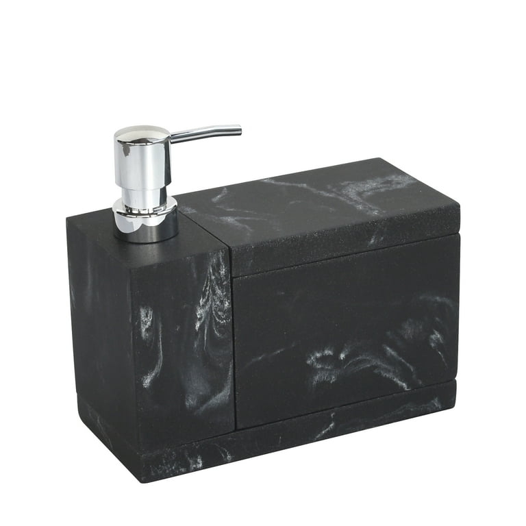 Better Homes & Gardens Black Faux Marble Finish 4 Piece Vanity