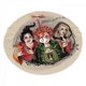 thumbnail image 1 of Hocus Pocus Christmas Tree Skirt, Soft And Funny Merry Christmas Tree Collar Farmhouse Xmas Holiday Decoration, 1 of 4