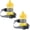 Black/White Dots, variant on PBnJ Baby SippyPal Sippy Cup Holder Strap Leash Tether (Gray Chevron 2-Pack)
