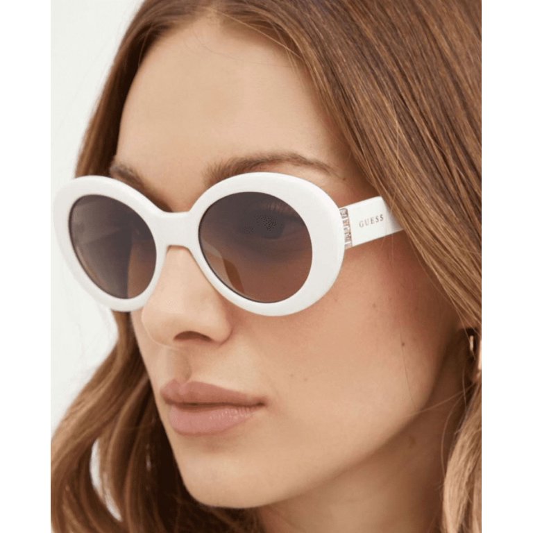 Guess GU7625 21F white with gold accent sunglasses with hard logo case Guess GU7904-21F-51 51mm New Sunglasses - Walmart.com main image 3