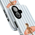 thumbnail image 2 of Cute Curious Monkey with Red Surfboard Phone Case, Cartoon Striped iPhone Cover for iPhone 17 16 15 14 13 12 11 Plus Pro Max Mini, 2 of 6