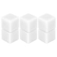 thumbnail image 3 of Juego de dados en blanco de 6 piezas, cubos de plástico rectangulares, cubos de seis lados, juegos de mesa, clases de matemáticas, bricolaje, fiesta favorita de blanco divertido, 3 of 10